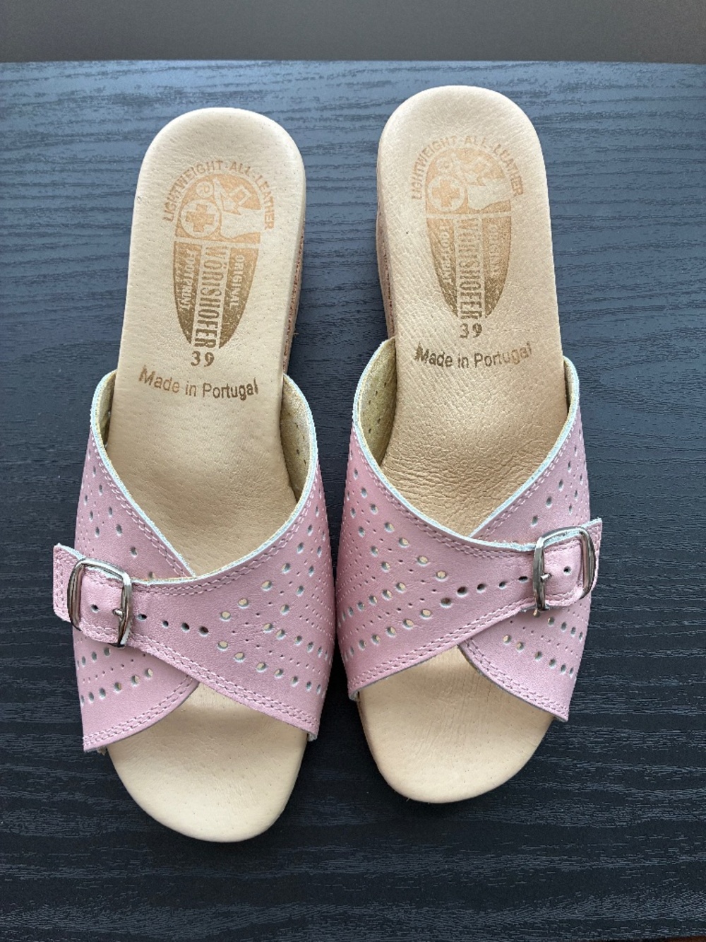 Worishofer Women'sLilac Buckled Slide